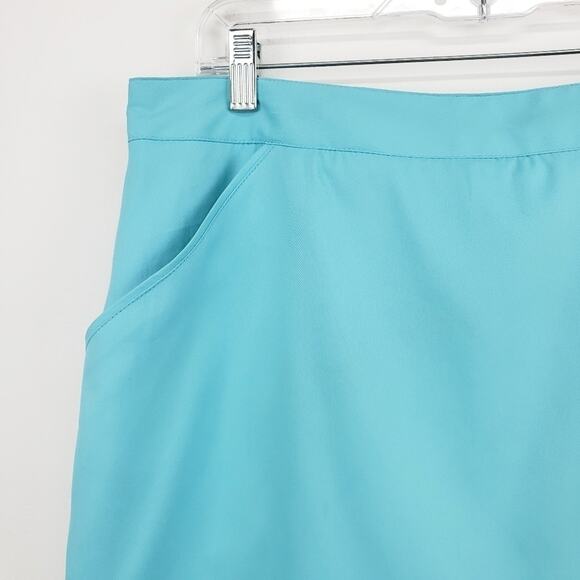 CORAL Bay Golf, Tennis Skort Size 16 Petite Turquoise Athletic wear - Picture 5 of 8